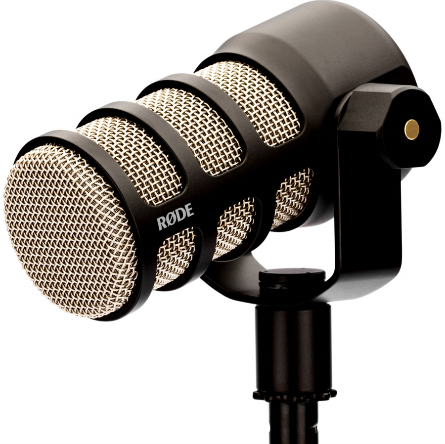 rode podcaster usb dynamic microphone black
