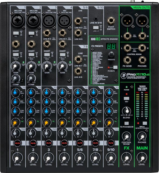 Mackie ProFX10v3 ;Mackie ProFX10v3 ;Mackie ProFX10v3 